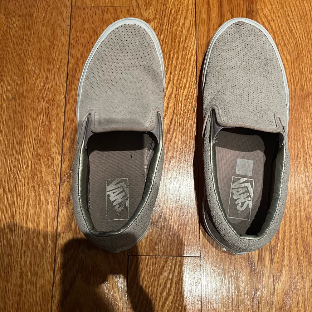 Free with purchase - Vans Men’s  or women’s Gray Slip-On Shoes